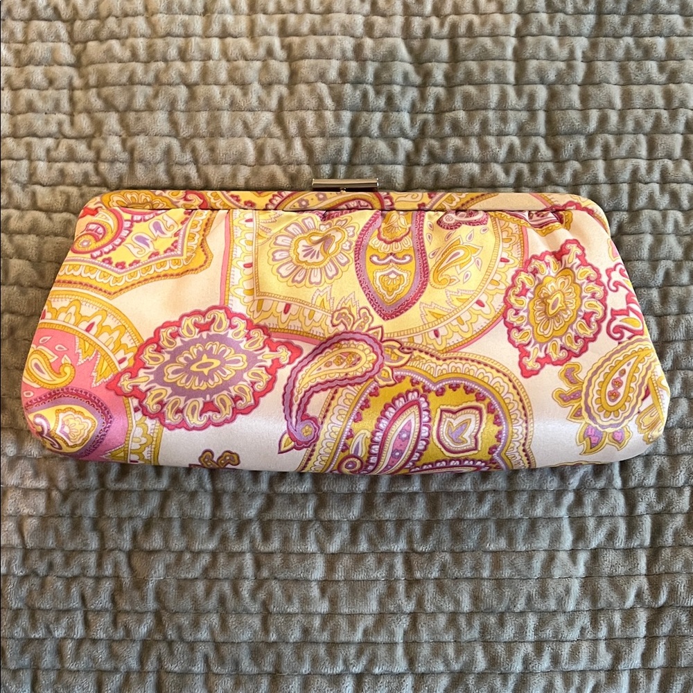 Pink & Yellow Clutch